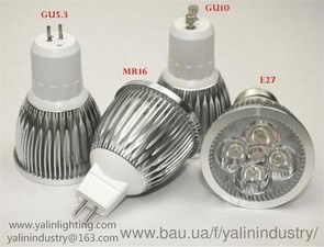 GU10 E27 світлодіодна лампочка, 3W 4W 5W MR16 GU5.3 внутрішній прожектор &mdash; Yalin Industry Company Limited